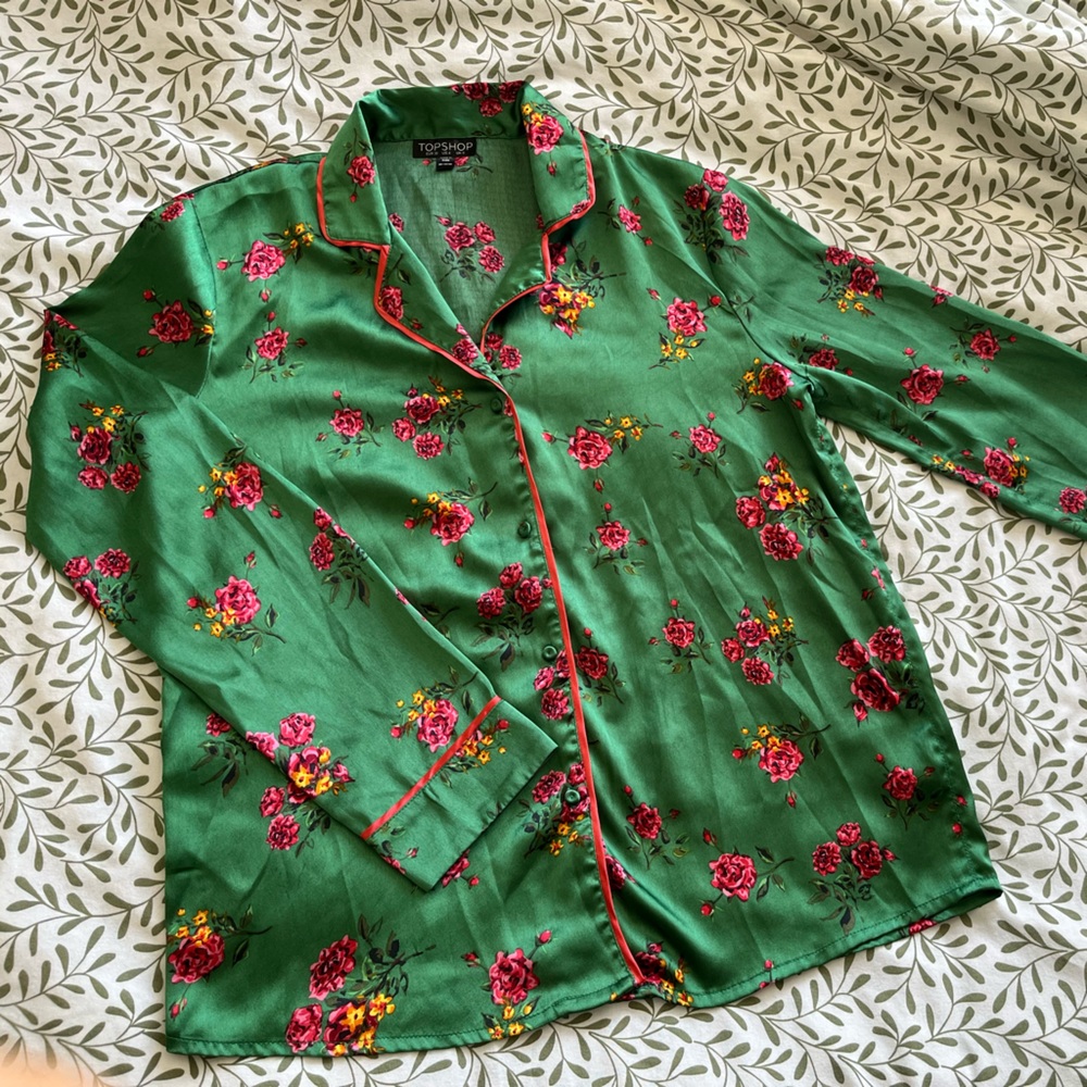 Topshop Satin Top